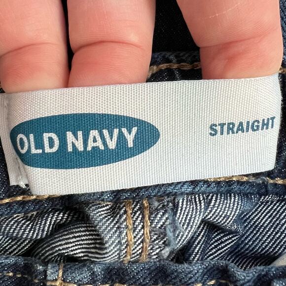 Old Navy Boys Jeans 2T Denim Straight Leg Elastic Waist Zip Fly Casual Basic - Picture 3 of 4